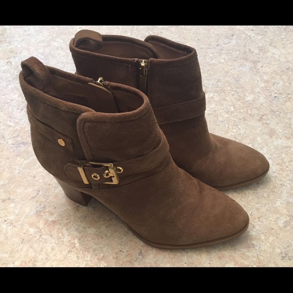 Franco Sarto Dorinda Tan/Brown Ankle Boots in 8.5M